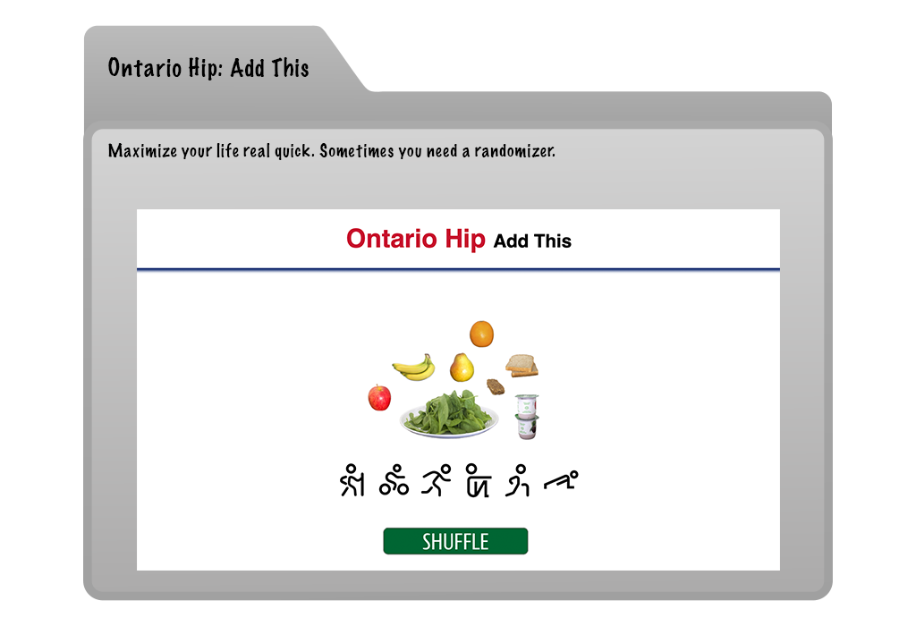 Ontario Hip Tool Folder